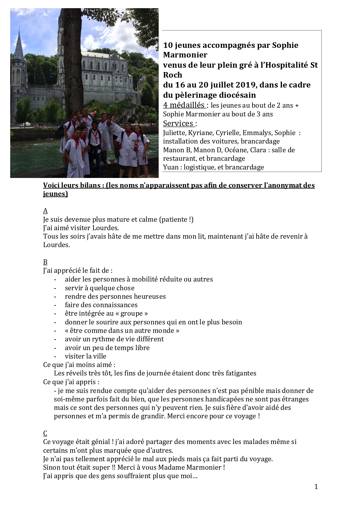 Lourdes 2019 bilans des jeunes anonyme page 0001